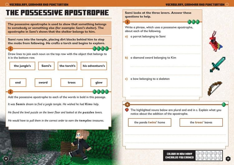 Produktbild: Minecraft English Ages 7-8