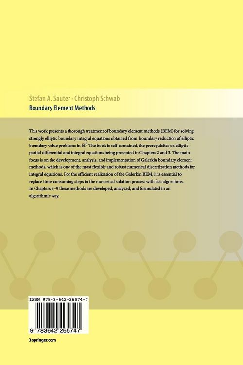 Produktbild: Boundary Element Methods