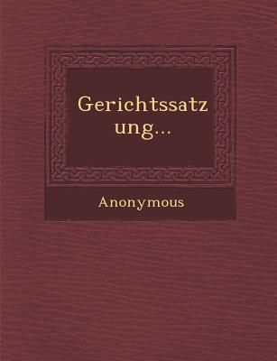 Produktbild: Gerichtssatzung...