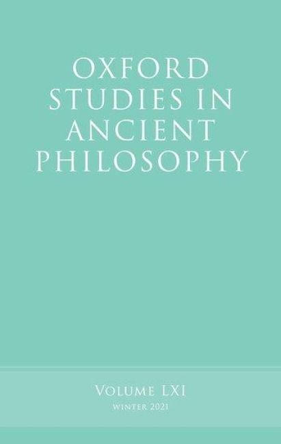 Produktbild: Oxford Studies in Ancient Philosophy, Volume 61