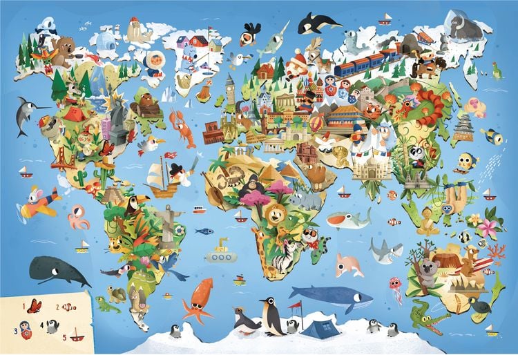 Produktbild: Die Welt. Meine Erste Puzzle Box