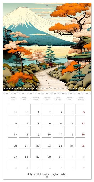 Produktbild: Japan Harmony (Wall Calendar 2026 12 &times; 12 Inch) CALVENDO 12 Month Wall Calendar