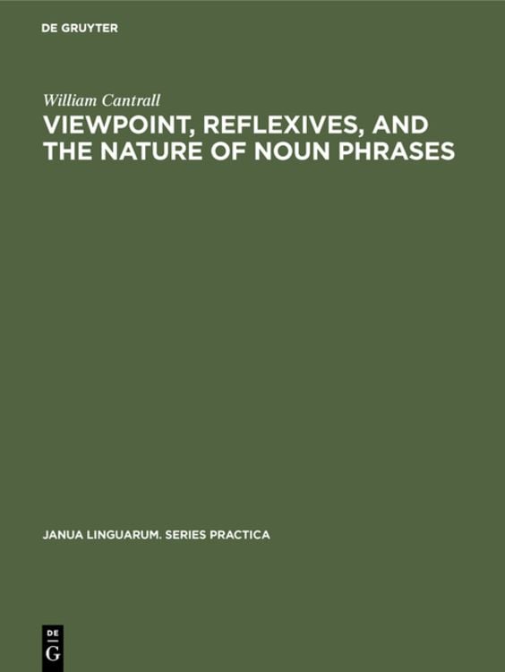 Produktbild: Viewpoint, Reflexives, and the Nature of Noun Phrases