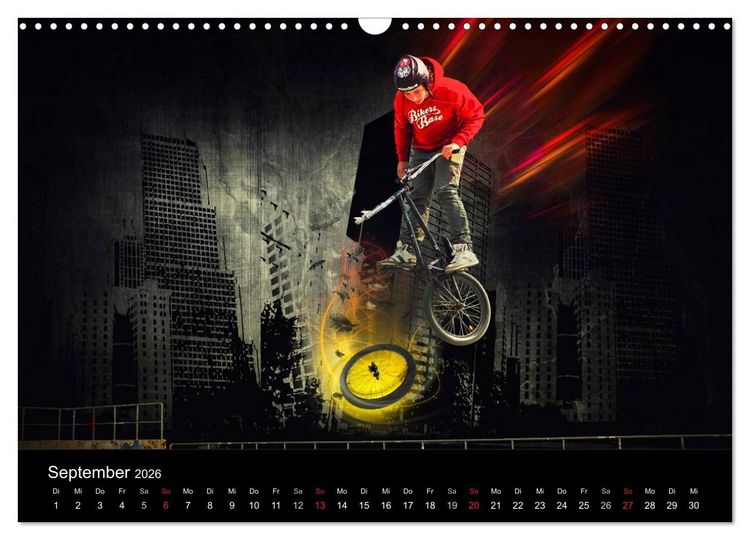 Produktbild: BMX My Life (Wandkalender 2026 DIN A3 quer), CALVENDO Monatskalender