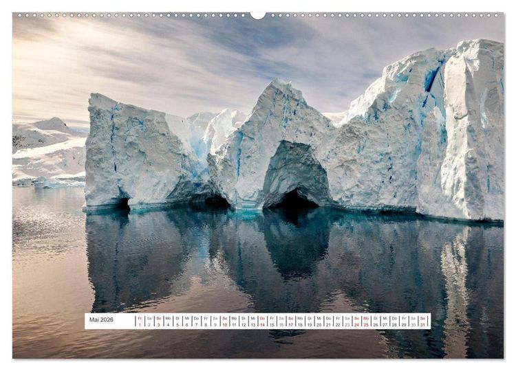 Produktbild: Expedition Antarktis (hochwertiger Premium Wandkalender 2026 DIN A2 quer), Kunstdruck in Hochglanz