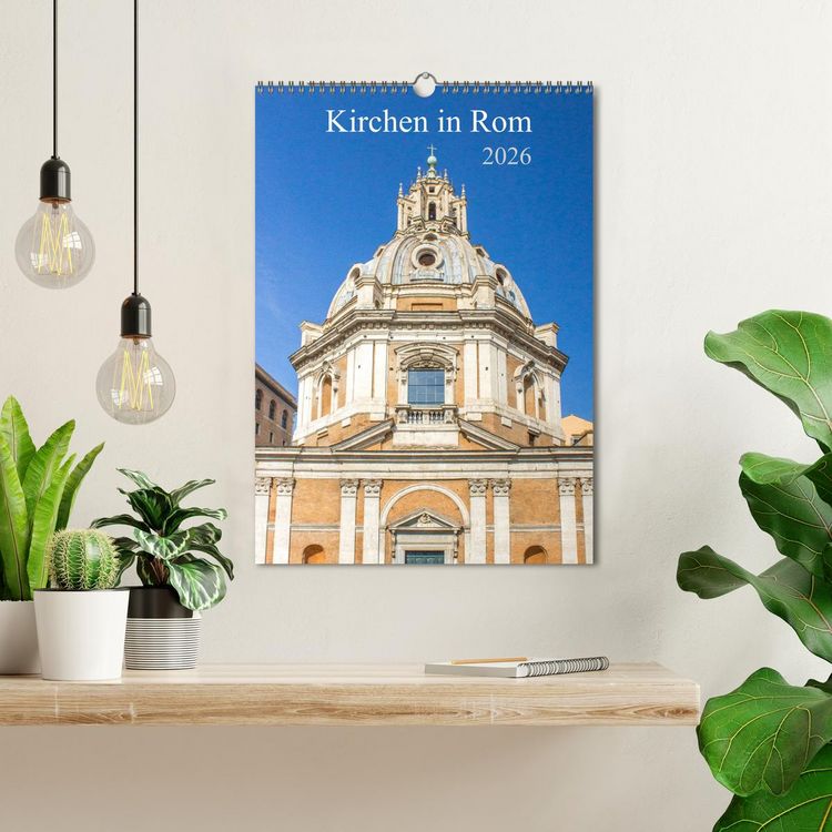 Produktbild: Kirchen in Rom (Wandkalender 2026 DIN A3 hoch), CALVENDO Monatskalender