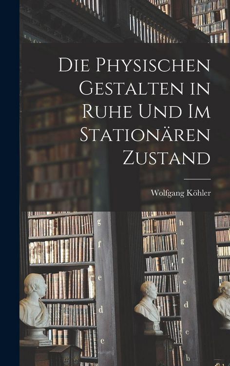 Produktbild: Die physischen Gestalten in Ruhe und im station&auml;ren Zustand