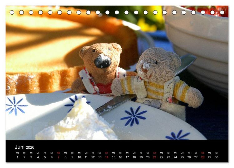 Produktbild: Der B&auml;rchenkalender 2026 (Tischkalender 2026 DIN A5 quer), CALVENDO Monatskalender