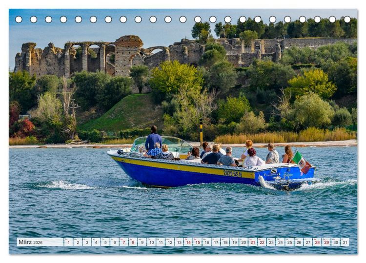 Produktbild: Unterwegs am Gardasee (Tischkalender 2026 DIN A5 quer), CALVENDO Monatskalender