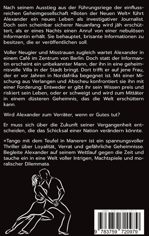 Produktbild: Tango mit dem Teufel in Manere