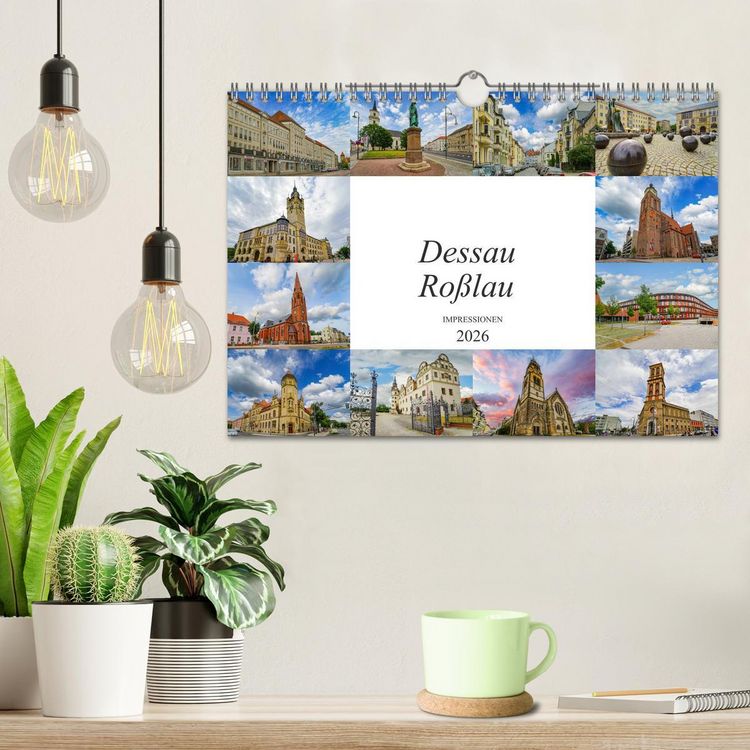 Produktbild: Dessau Ro&szlig;lau Impressionen (Wandkalender 2026 DIN A4 quer), CALVENDO Monatskalender