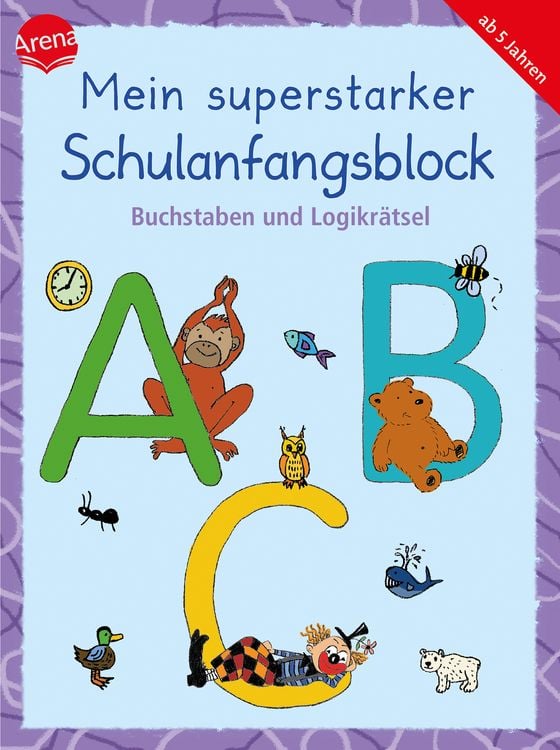 Produktbild: Mein superstarker Schulanfangsblock. Buchstaben und Logikr&auml;tsel