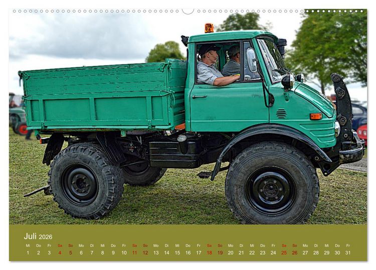 Produktbild: Ein Mythos mit Stern - das Universalmotorger&auml;t (hochwertiger Premium Wandkalender 2026 DIN A2 quer), Kunstdruck in Hochglanz