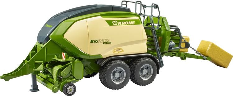 Produktbild: bruder 02033 Krone BiG Pack 1290 HDP VC mit 2 Quaderballen