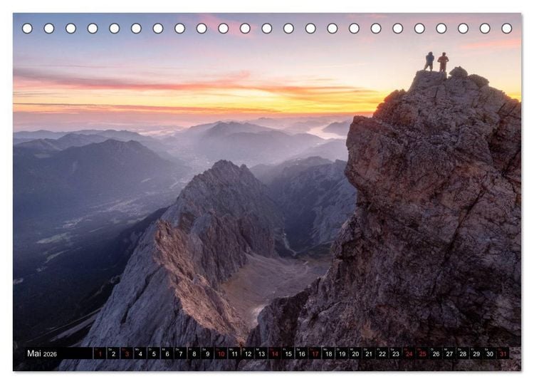 Produktbild: Bayerische Landschaften (Tischkalender 2026 DIN A5 quer), CALVENDO Monatskalender
