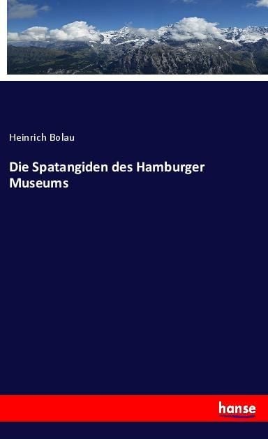 Produktbild: Die Spatangiden des Hamburger Museums