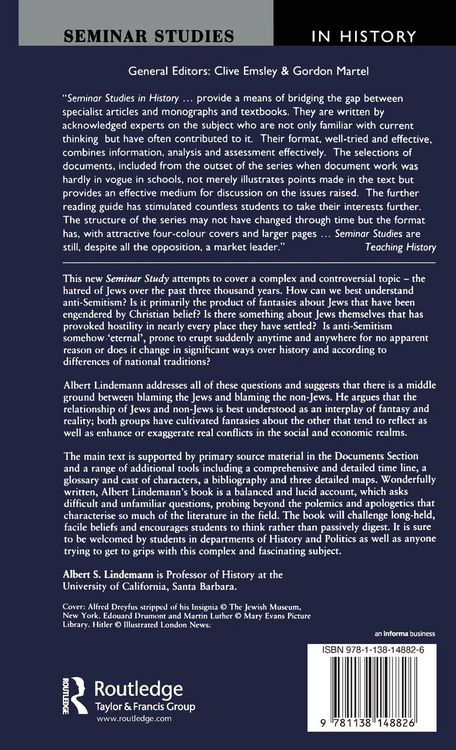 Produktbild: Anti-Semitism before the Holocaust