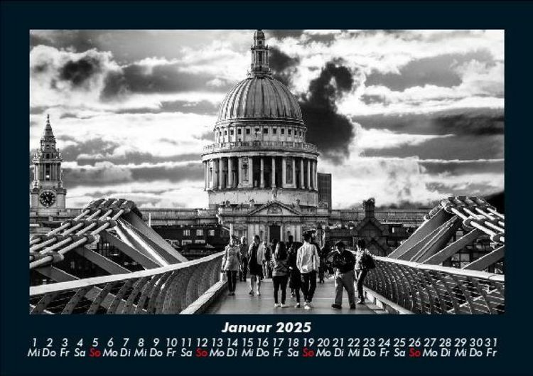 Produktbild: London 2025 Fotokalender DIN A5
