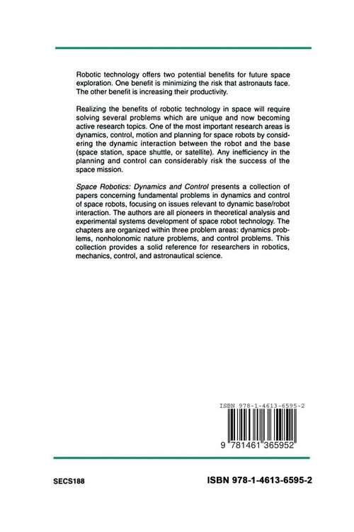 Produktbild: Space Robotics: Dynamics and Control