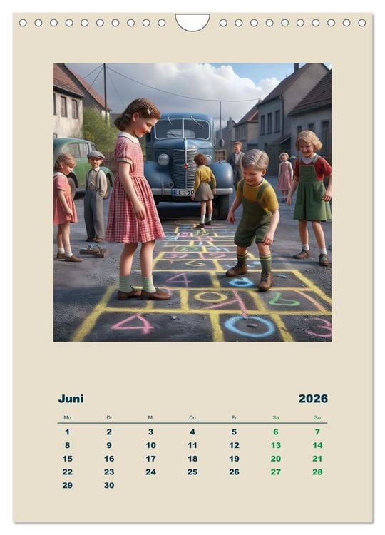 Produktbild: Gute alte Zeit der sechziger Jahre (Wandkalender 2026 DIN A4 hoch), CALVENDO Monatskalender