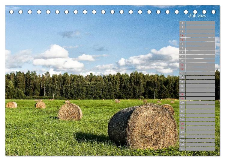 Produktbild: Lettland - Streifz&uuml;ge durch das mittlere Baltikum (Tischkalender 2026 DIN A5 quer), CALVENDO Monatskalender