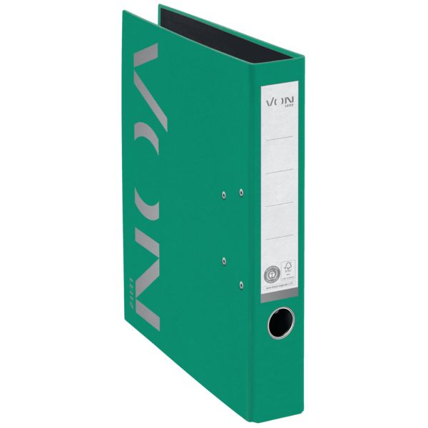 Produktbild: VON Ordner A4, Vollpapier, R&uuml;ckenbreite 50 mm, 100 % Recyclingkarton, von Leitz