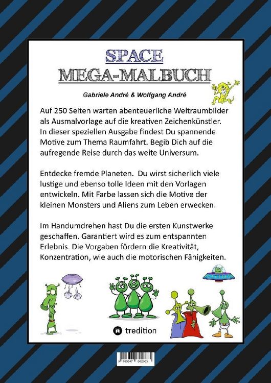 Produktbild: SPACE MEGA MALBUCH - SPEZIAL EDITION - ENTDECKE DAS UNIVERSUM - FREMDE PLANETEN - ERKUNDE DEN WELTRAUM - UFO -