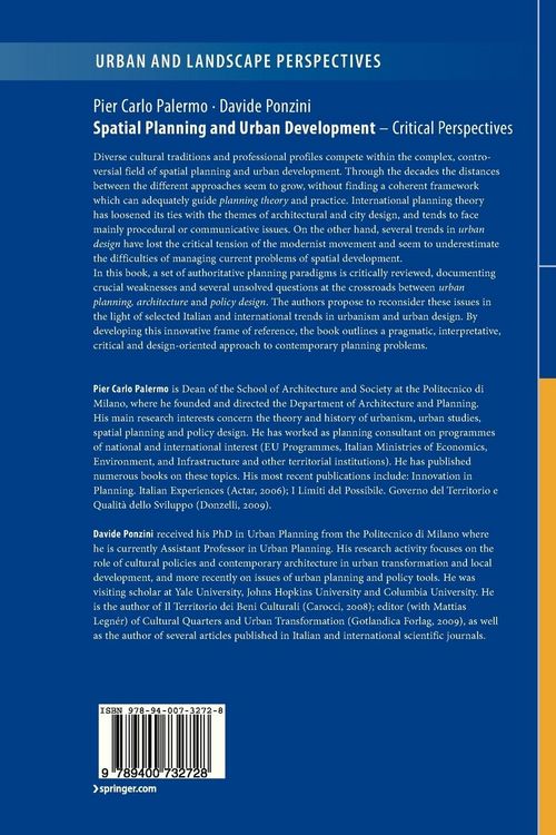Produktbild: Spatial Planning and Urban Development
