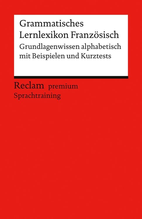 Produktbild: Grammatisches Lernlexikon Franz&ouml;sisch