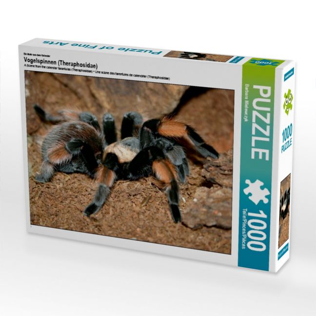 Produktbild: CALVENDO Puzzle Mexikanische Rotknie-Vogelspinne | 1000 Teile Lege-Gr&ouml;&szlig;e 64x48cm Foto-Puzzle f&uuml;r gl&uuml;ckliche Stunden