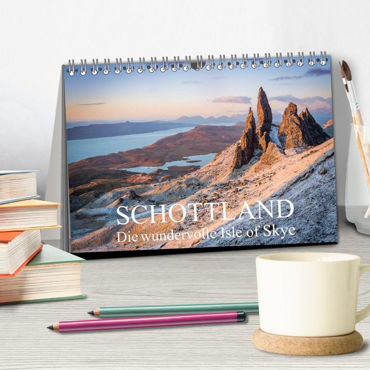 Produktbild: Schottland - Die wundervolle Isle of Skye (Tischkalender 2026 DIN A5 quer), CALVENDO Monatskalender