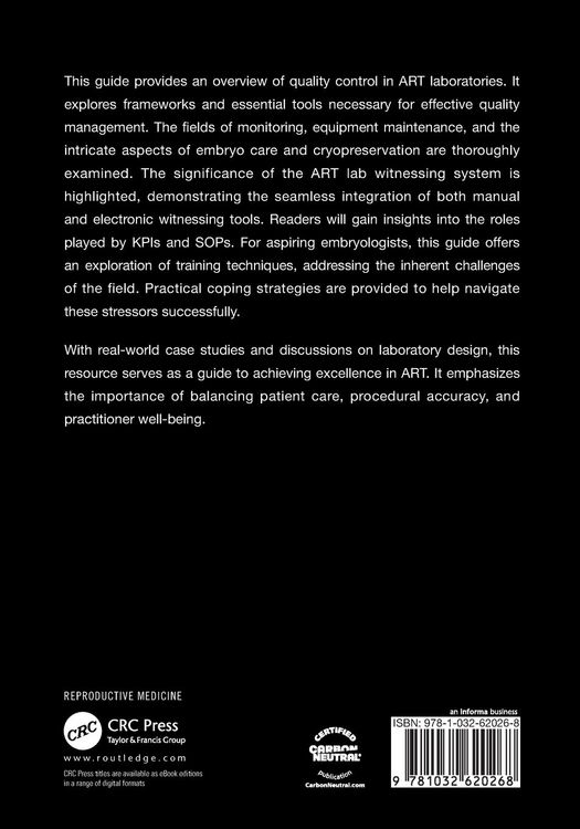 Produktbild: Quality Control in the Assisted Reproductive Technology Laboratory