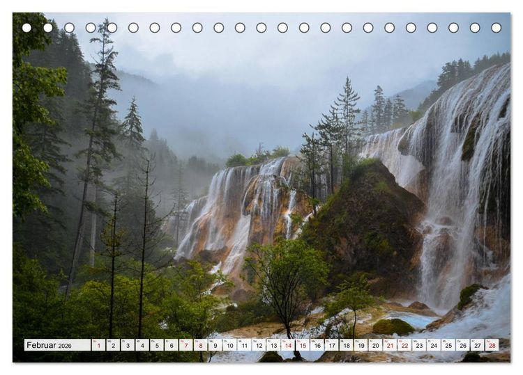 Produktbild: G&ouml;ttererwachen. Die Natur im mystischen Nebel (Tischkalender 2026 DIN A5 quer), CALVENDO Monatskalender