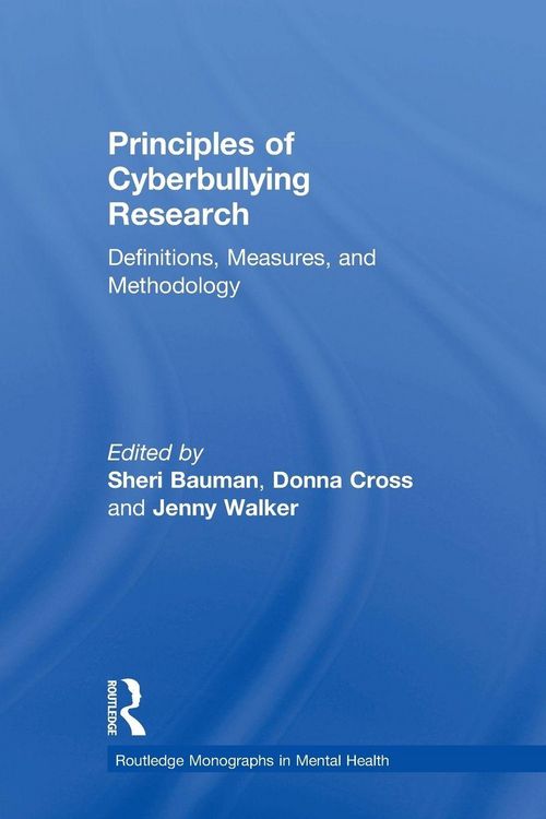 Produktbild: Principles of Cyberbullying Research