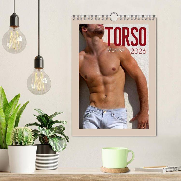 Produktbild: Torso - M&auml;nner 2026 (Wandkalender 2026 DIN A4 hoch), CALVENDO Monatskalender