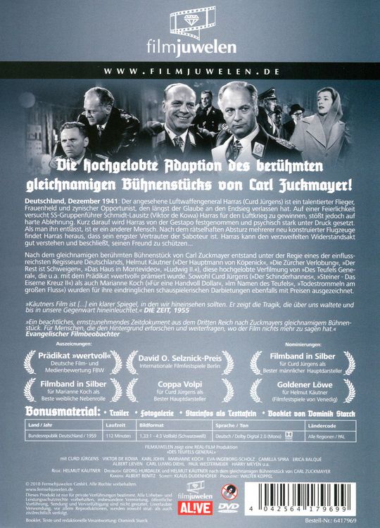 Produktbild: Des Teufels General - filmjuwelen