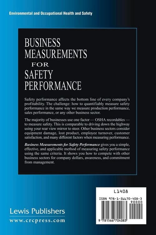 Produktbild: Business Measurements for Safety Performance
