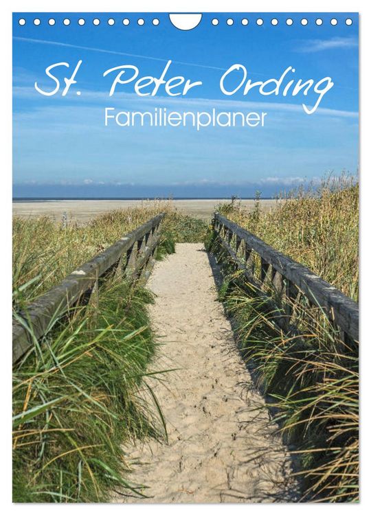 Produktbild: St. Peter Ording Familienplaner (Wandkalender 2026 DIN A4 hoch), CALVENDO Monatskalender
