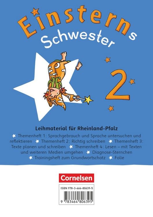 Produktbild: Einsterns Schwester - Sprache und Lesen 2. Schuljahr. Themenhefte 1-4, Training Grundwortschatz und Diagnoseheft im Schuber (RHP)