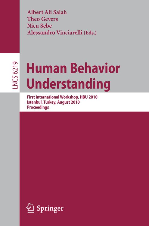 Produktbild: Human Behavior Understanding