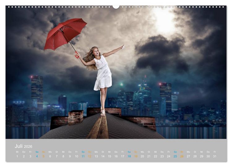 Produktbild: Fantastisch und surreal - Landschaften (Wandkalender 2026 DIN A2 quer), CALVENDO Monatskalender