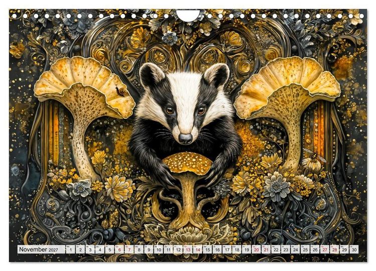 Produktbild: Steampunk Fabelwelten - Magische Kreaturen in Fantasiewelten (Wandkalender 2027 DIN A4 quer), CALVENDO Monatskalender