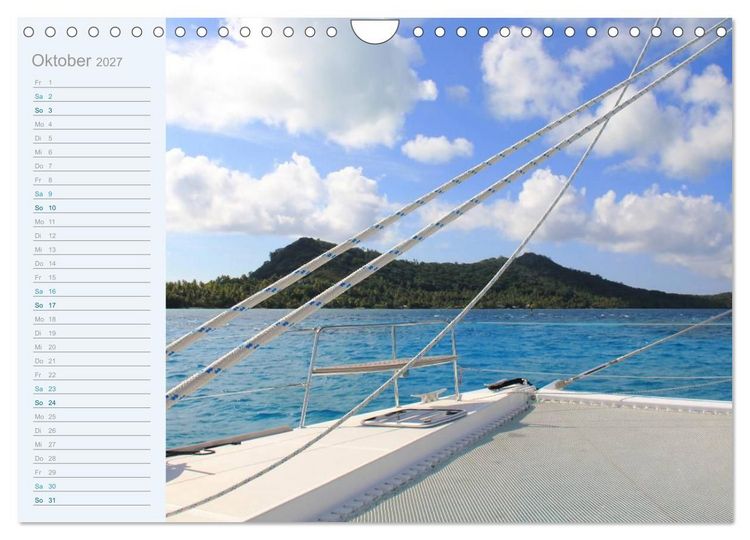 Produktbild: Katamaran-Tour (Wandkalender 2027 DIN A4 quer), CALVENDO Monatskalender