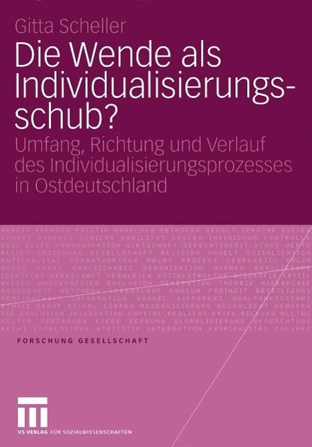 Produktbild: Die Wende als Individualisierungsschub?