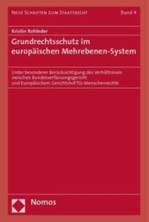 Produktbild: Grundrechtsschutz im europ&auml;ischen Mehrebenen-System