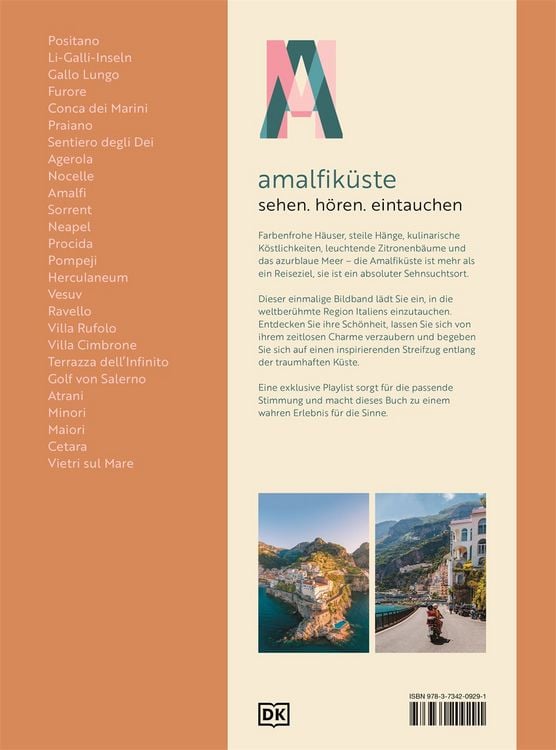 Produktbild: Amalfik&uuml;ste: Sehen. H&ouml;ren. Eintauchen