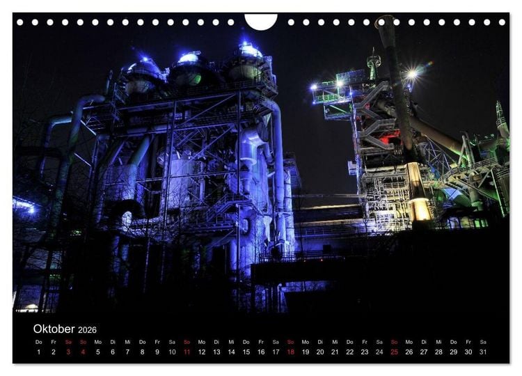 Produktbild: Industriekultur Ruhrgebiet (Wandkalender 2026 DIN A4 quer), CALVENDO Monatskalender