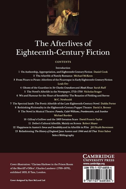 Produktbild: The Afterlives of Eighteenth-Century Fiction