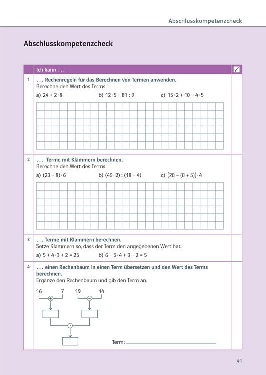 Produktbild: Klett Ich kann Mathe Terme und Gleichungen 7./8. Klasse