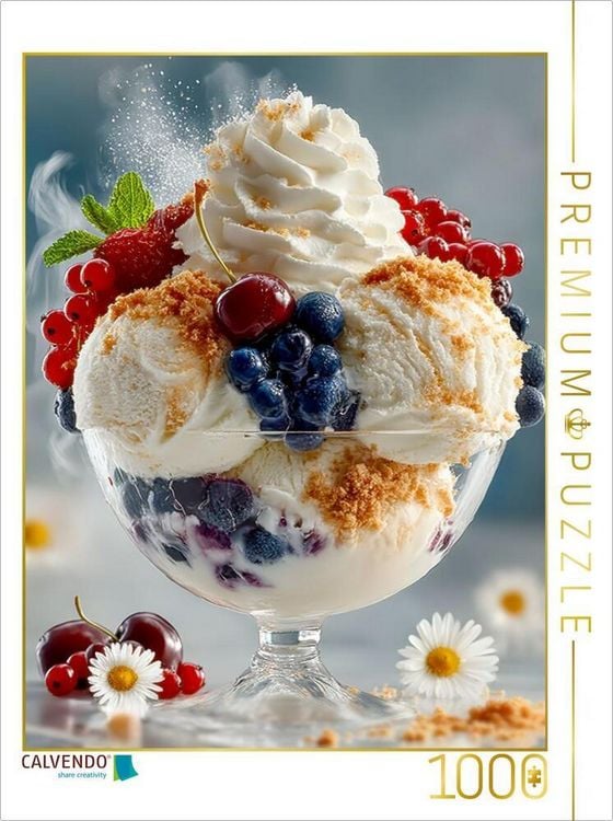 Produktbild: CALVENDO Puzzle Eiszeit ist Beerenzeit | 1000 Teile Lege-Gr&ouml;&szlig;e 64x48cm Foto-Puzzle f&uuml;r gl&uuml;ckliche Stunden